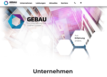 Screenshot von gebau.de