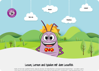 Screenshot von lesefloh.de