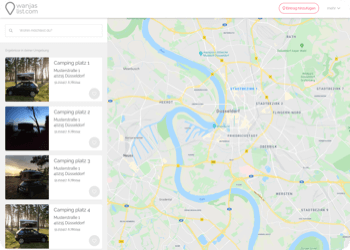 Screenshot von wanjaslist.com